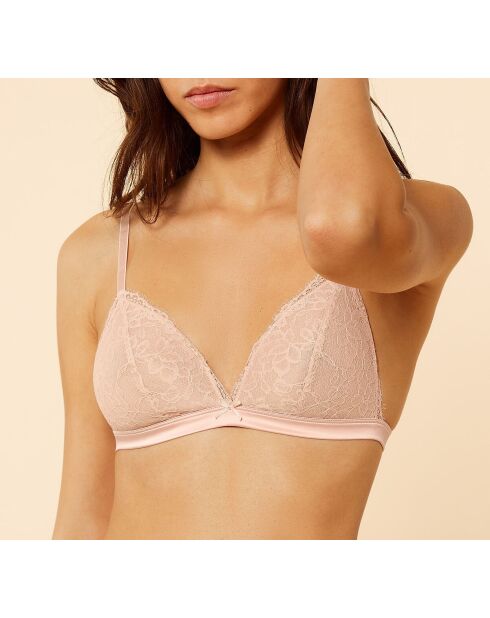 Sujetador sin aros rosa pasión