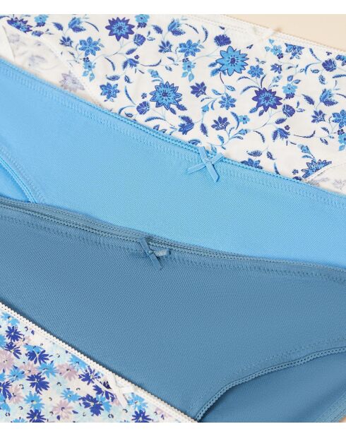 Set de 4 braguitas Sevda azules