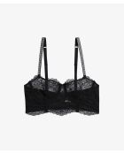 Sujetador negro Mystère con aros