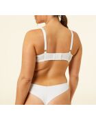 Witte beugelbeha nr. 5 Sentiment