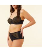 Jay Bügel-BH in Übergröße, Schwarz und Gold