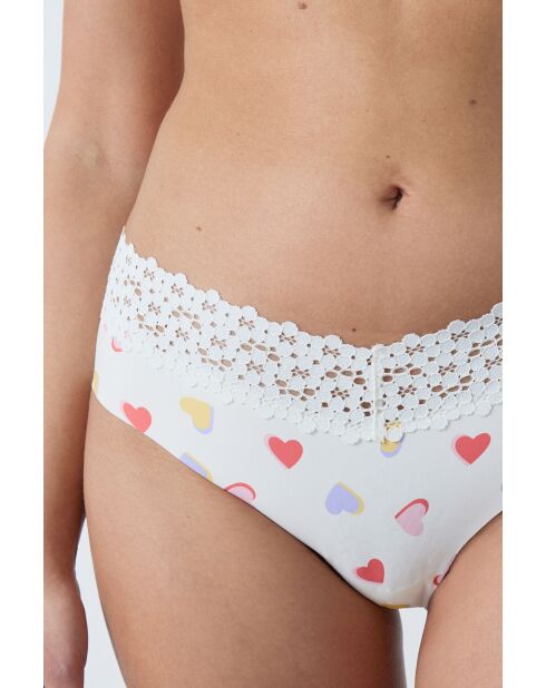 Shorty multicolor con stampa Wish