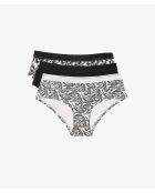 Pack de 3 pantalones cortos negros de Cory Black