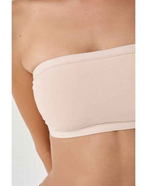 Sujetador sin aros, almohadilla extraíble, algodón 360