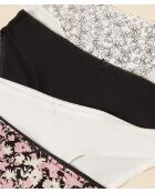 Set de 4 braguitas Sevgi negras