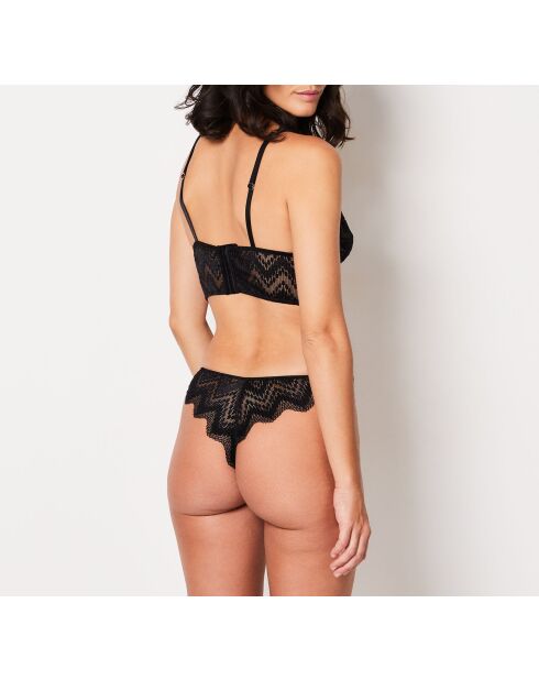 Sujetador negro sin aros Drama