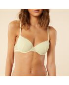 Soutien-gorge avec armatures n°4 Sublime We Care jaune pale