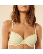 Soutien-gorge avec armatures n°4 Sublime We Care jaune pale