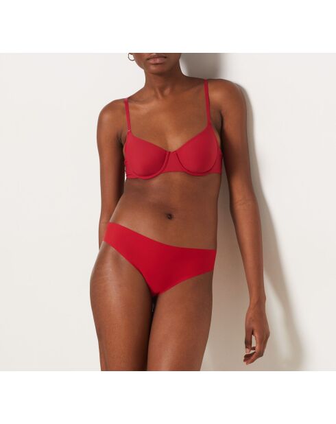 Sujetador rojo con aros Pure Fit