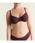 Pure Fit BH mit Bügel, schokoladenbraun