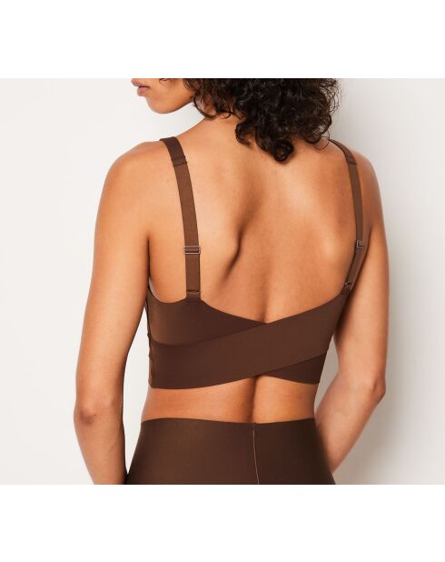 Reggiseno 24 Hours cioccolato con ferretto