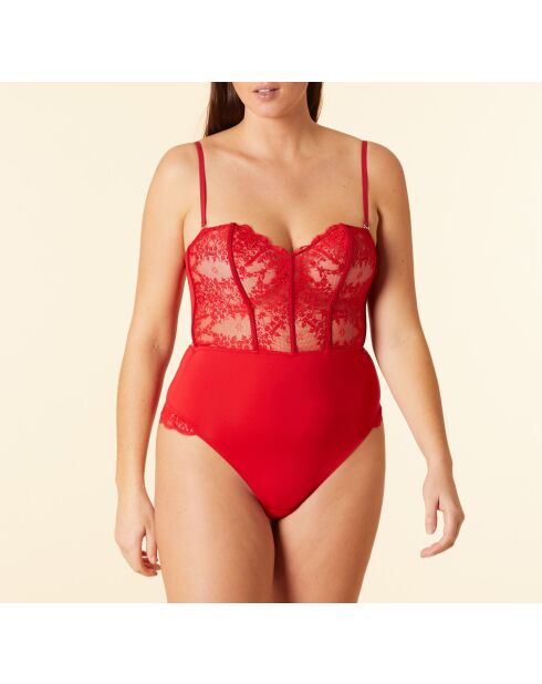 Body de una sola pieza sin cables, conjunto rojo