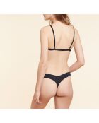 Gezellige zwarte string