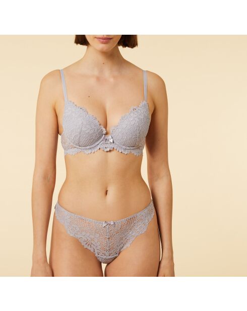 Lilafarbener Push-up-BH mit Bügel Nr. 2