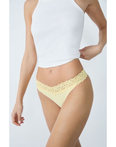 Lichtgele Wish tanga