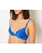 Idole indigofarbener Push-up-BH mit Bügel Nr. 2