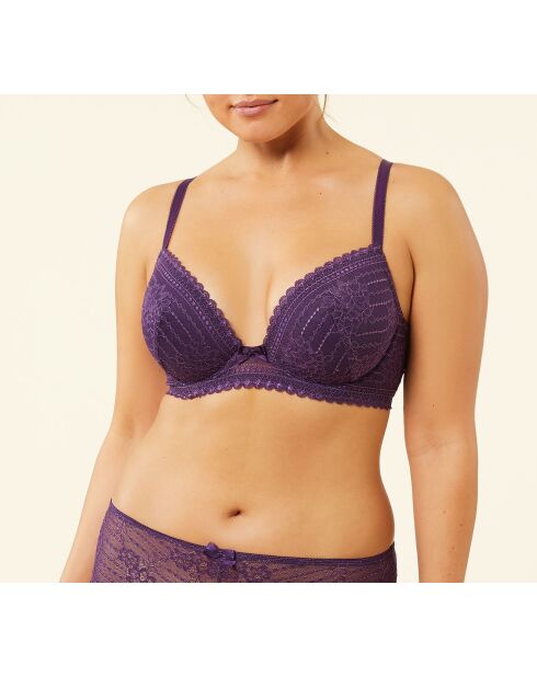 Sujetador morado Panamá con aros nº 5