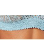 Prächtiger blauer Bügel-BH