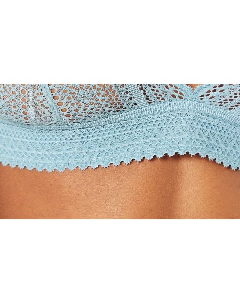 Prächtiger blauer Bügel-BH