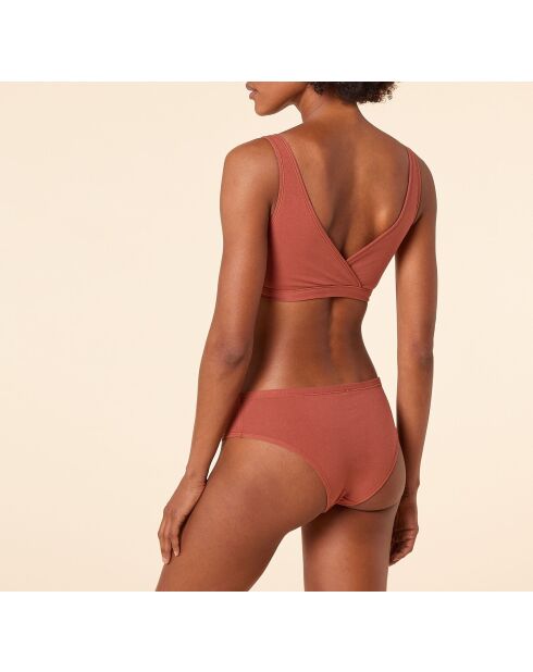 Shorty Cotton 360 rosso mattone