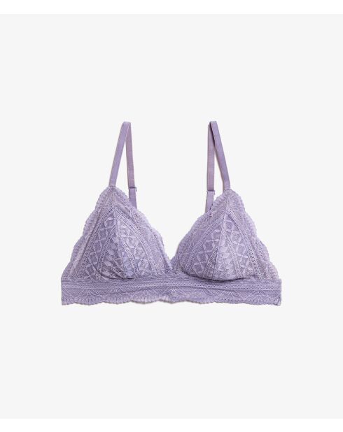 BH zonder beugel en uitneembaar kussentje n°8 Idole lila