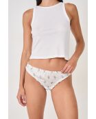 String met witte klaver