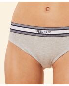 Braguitas Run de color gris claro