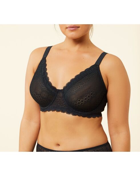 Cherie Cherie Minimizer-BH mit Bügel, schwarz