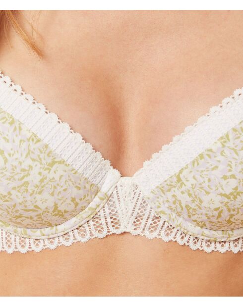 Soutien-gorge avec armatures Sesame jaune vert