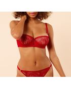 Granatroter Bügel-BH