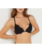 Conquise schwarzer Push-up-BH mit Bügel