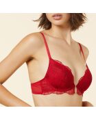 Push-up-BH mit Bügel Nr. 2, roter Schirm