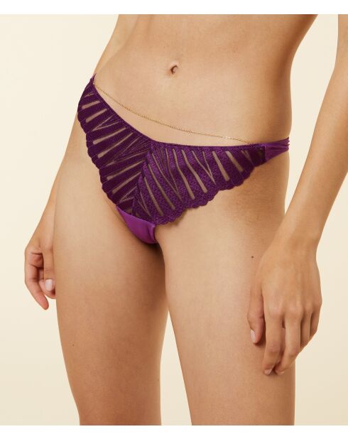 Exquisiter lila Tanga