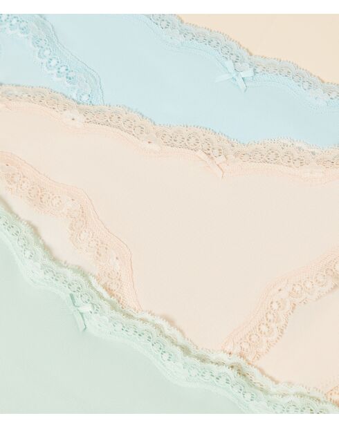 Set van 3 blauwe slipjes van Jim lagoon