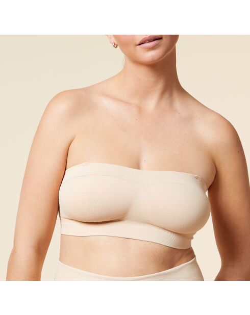 Sujetador Power Byetam beige con aros