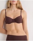 Pure Fit BH mit Bügel, schokoladenbraun