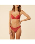 Soutien-gorge push-up avec armatures n°2 Sublime We Care grenadine