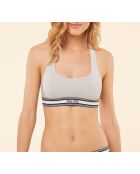 Soutien-gorge sans armatures Run gris clair