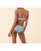 Prächtiger blauer Bügel-BH