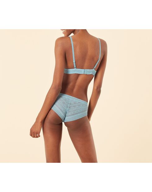 Prächtiger blauer Bügel-BH