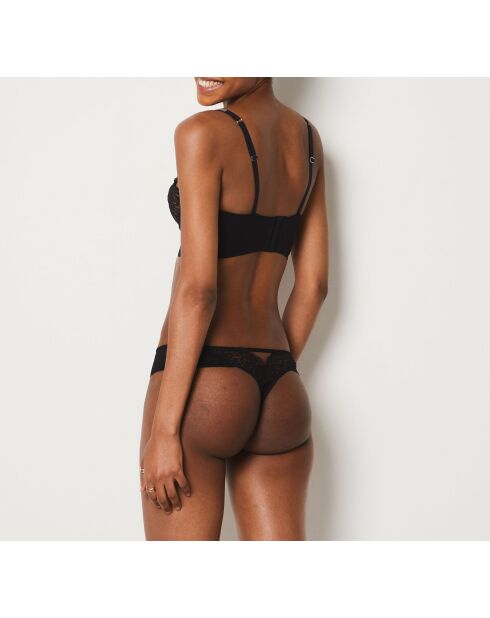 Sujetador negro Mystère con aros