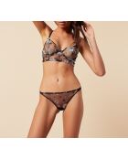 Sujetador negro con aros Filante