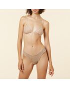 Perizoma Amber Shiny W22 color sabbia