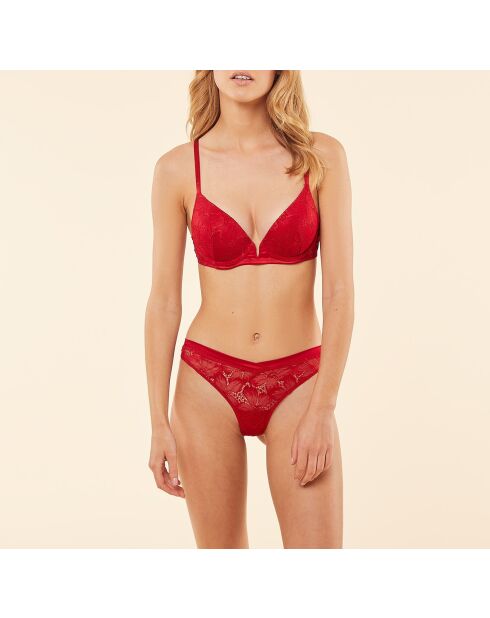 String Babydoll rouge