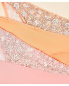 Set de 4 braguitas Silal de color rosa caramelo