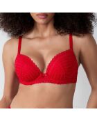 Soutien-gorge avec armatures n°5 Panama rouge