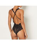 Legende schwarzer, einteiliger Body ohne Bügel