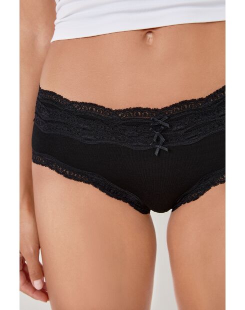 Pack de 3 braguitas Jim negras