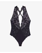 Legende schwarzer, einteiliger Body ohne Bügel