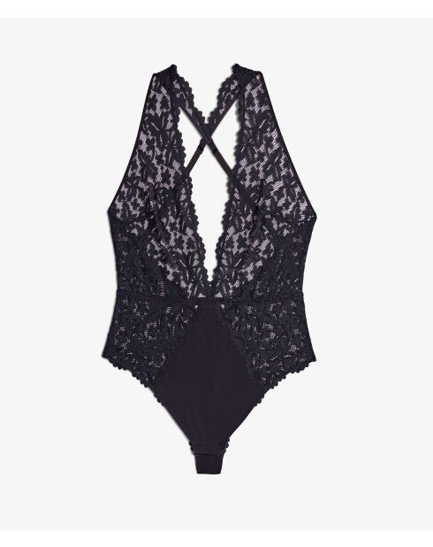 Legende schwarzer, einteiliger Body ohne Bügel